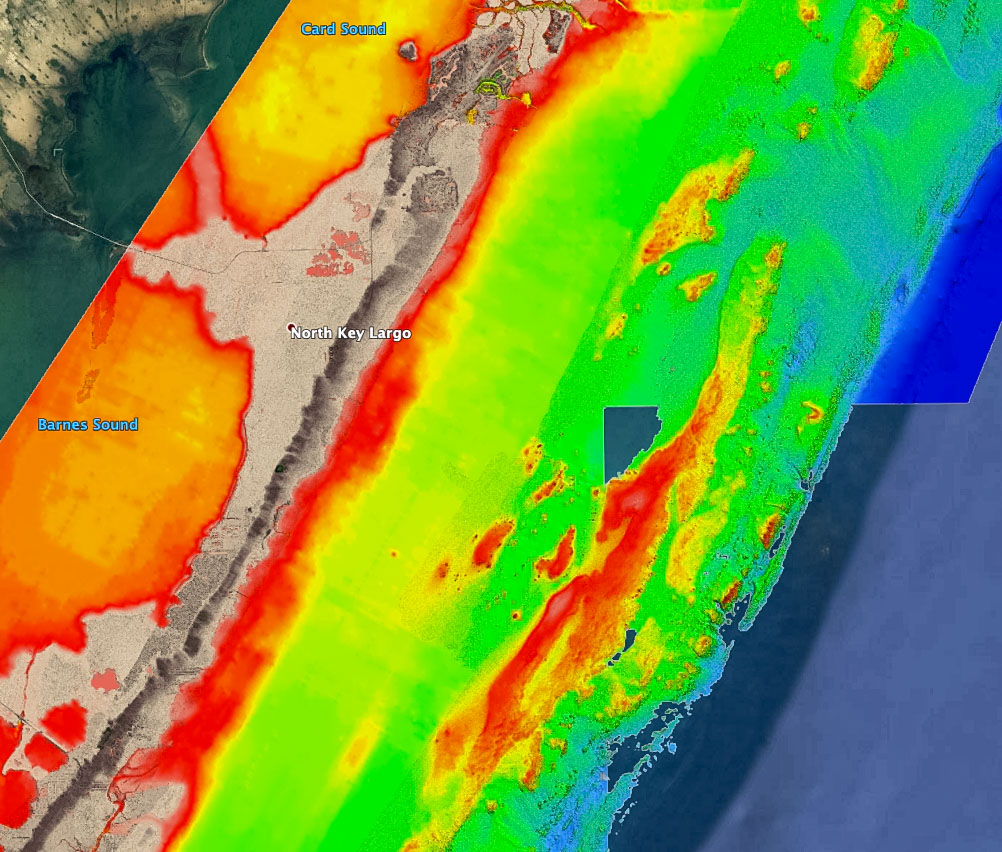 3D Florida Keys StrikeLines Fishing - Florida Keys Fishing Map.20 